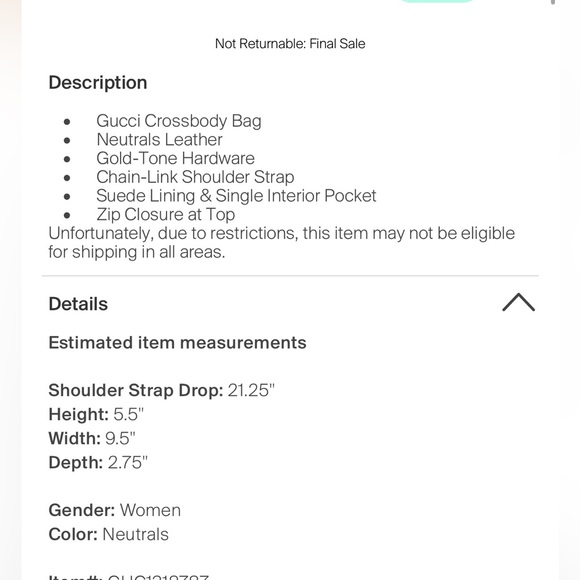 Authentic Gucci Small Camera Bag - Picture 16 of 16